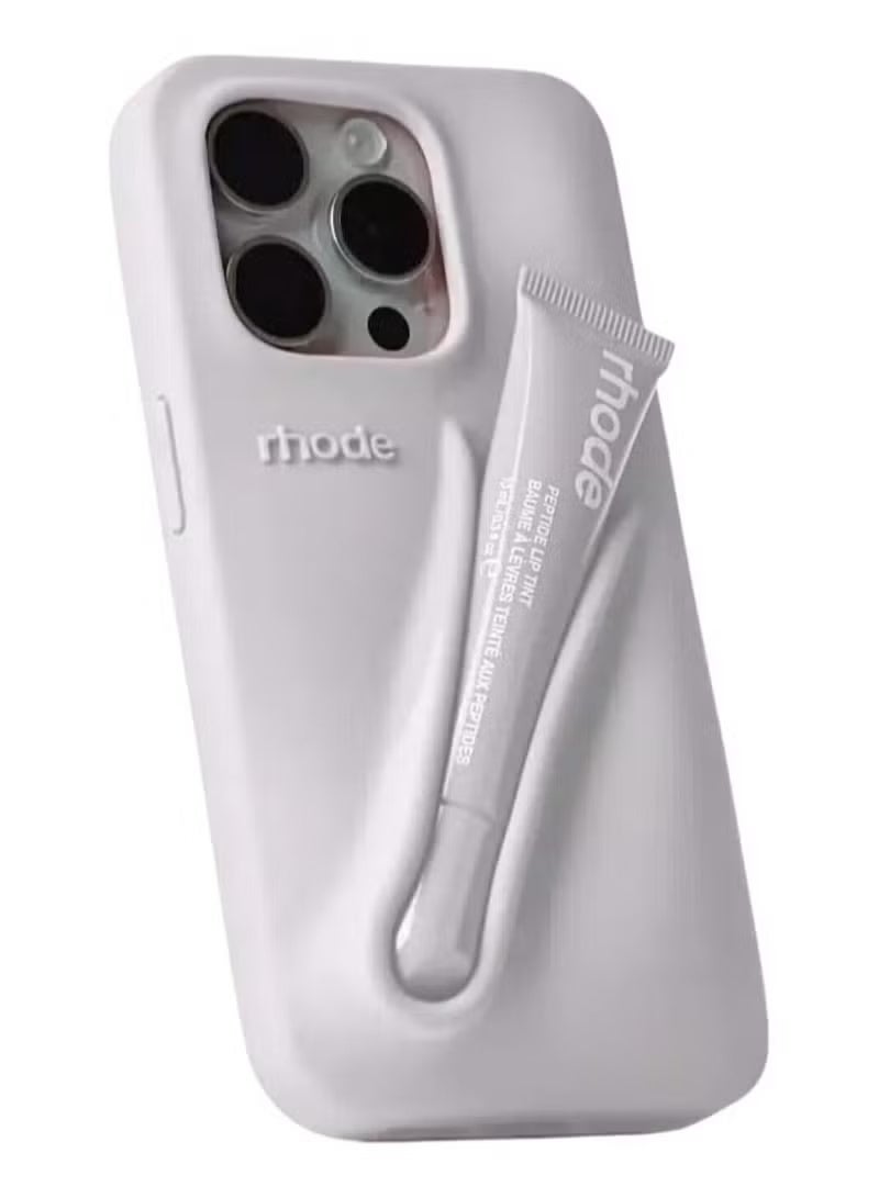 rhode Unscented Silicone Lip Holder for Cell Phone, Lip Gloss Adhesive Sleeve for Phone, Lip Holder Stick-on Phone Case, Back Stick On Holder for iPhone Phones - Image 2