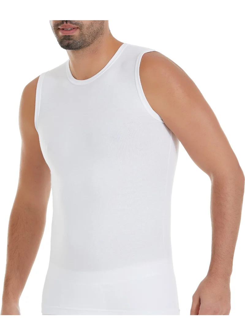 Yıldız Çamaşır Stars Underwear Stars 3-Piece Modal Zero Sleeve Zero Collar Undershirt Q75