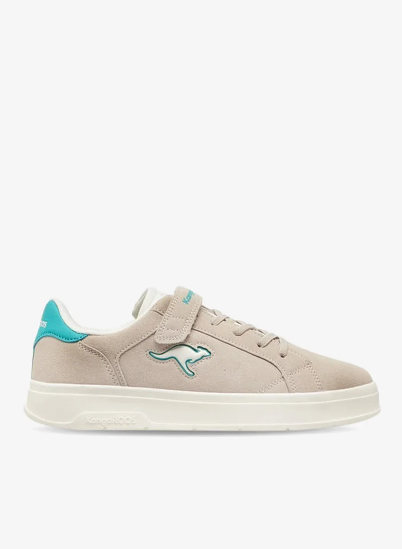 kangaROOS Women's Logo Detail Sneakers with Hook and Loop Closure
