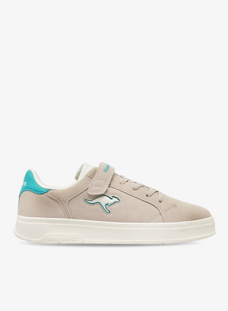 kangaROOS Women's Logo Detail Sneakers with Hook and Loop Closure - Image 1