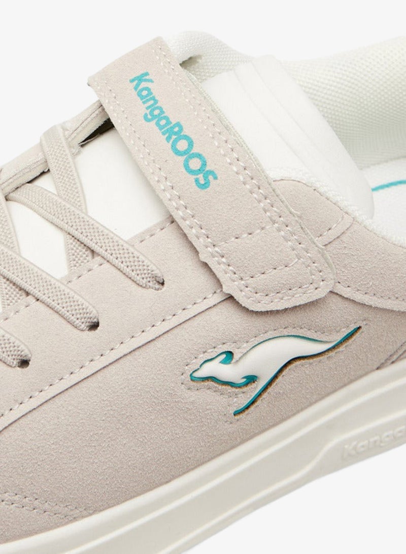 kangaROOS Women's Logo Detail Sneakers with Hook and Loop Closure - Image 4
