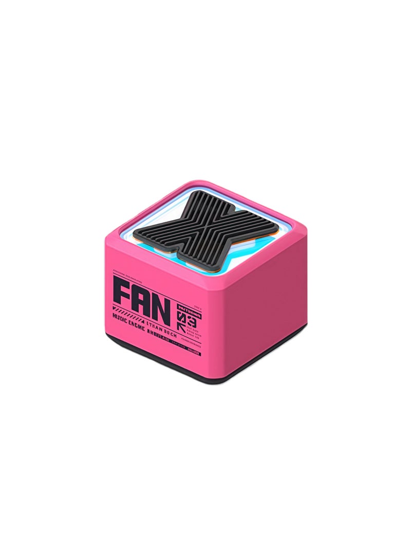 Fan Mini smart wireless Bluetooth audio atmosphere light outdoor portable gift desktop small audio - Image 1