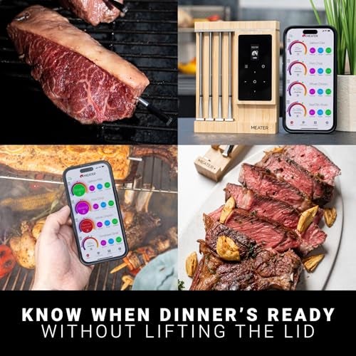 MEATER Pro XL: Wireless Smart Meat Thermometer | 4 Multi-Sensor Probes | Bluetooth & WiFi | 1000°F Heat Resistance | Certified Accuracy for BBQ, Oven, Grill, Smoker, Air Fryer, Deep Fryer, Sous Vide - Image 4