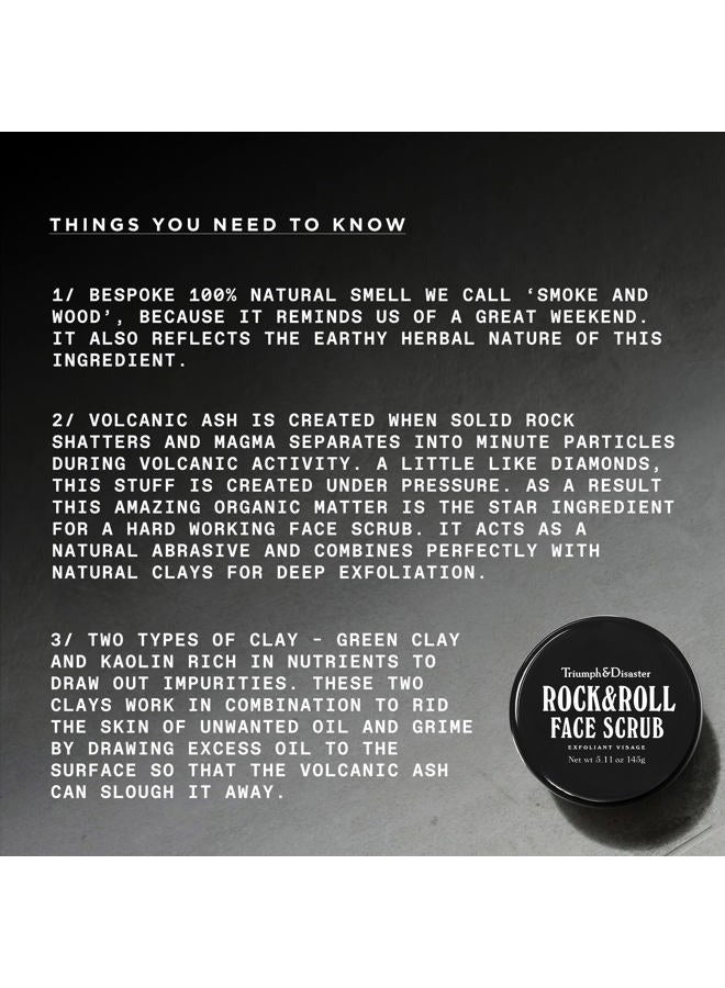 Triumph & Disaster | Rock & Roll Face Scrub for Men | Natural, Exfoliating Pore Cleansing Facial Scrub - Removing Blackheads and Dirt, 5.11 oz - Image 4