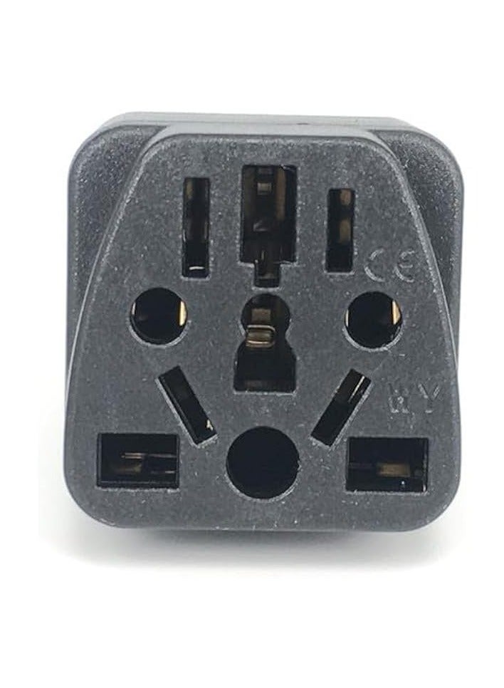 erorex travel plug with built in 13A fuse Singapore, England, Malaysia conversion plug, Grounded, Safe & Compact for All Devices (Black)  - Image 3