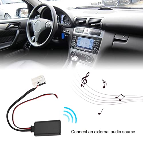 EVTSCAN 12V 12 Pin Bluetooth Adapter Aux Audio Cable Audio Cable Adapter Fit For Mercedes Benz W169 W245 W203 W209 R230 W221 W251 W164 X164 - Image 5