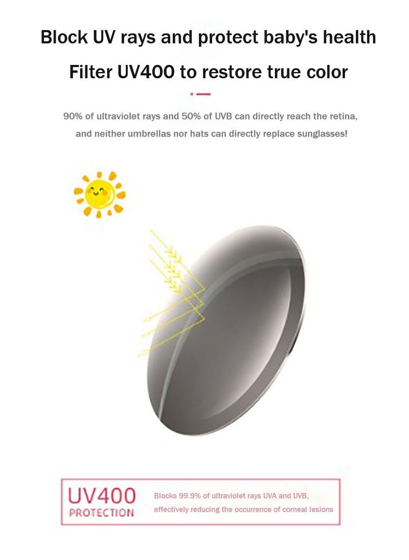 VILILY - Cartoon UV Protection Sunglasses For Children's - A Must For Birthday Outdoor Photos - Image 1