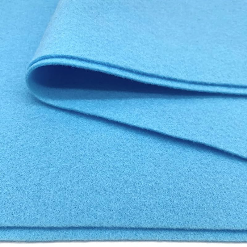 Ice Fabrics Craft Felt Fabric by The Yard - 72" Wide & 1.6mm Thick Acrylic Felt - Soft and Durable Baby Blue Fabric for DIY Arts & Crafts, Decorations and More - 1 Yard Baby Blue - Image 2