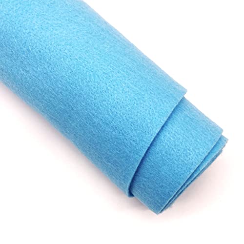 Ice Fabrics Craft Felt Fabric by The Yard - 72" Wide & 1.6mm Thick Acrylic Felt - Soft and Durable Baby Blue Fabric for DIY Arts & Crafts, Decorations and More - 1 Yard Baby Blue - Image 1