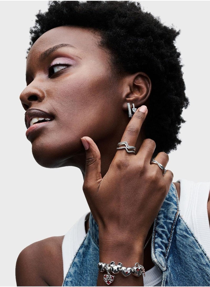 PANDORA Polished Wave Ring - Image 3