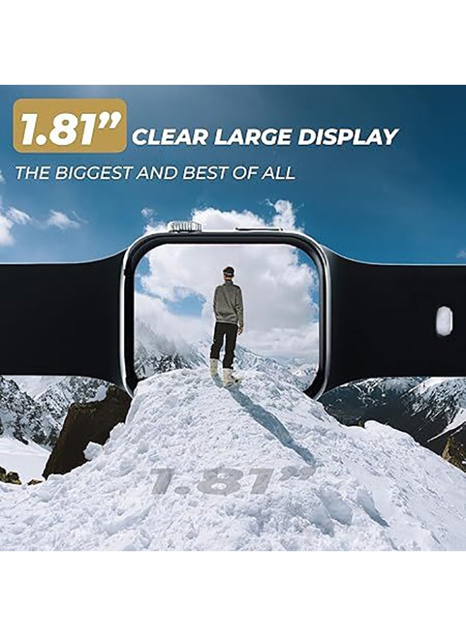 Hammer Renewed - Pulse Ace Pro Bluetooth Calling Smartwatch with SpO2 & 1.81” Aluminium Alloy Body -Black - Image 5