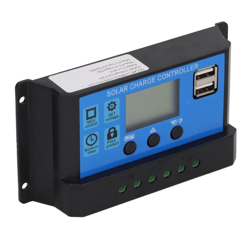 12V 24V Solar Panel Controller PWM Photovoltaic Regulator LCD Display MPPT Solar Charger 100A - Image 2