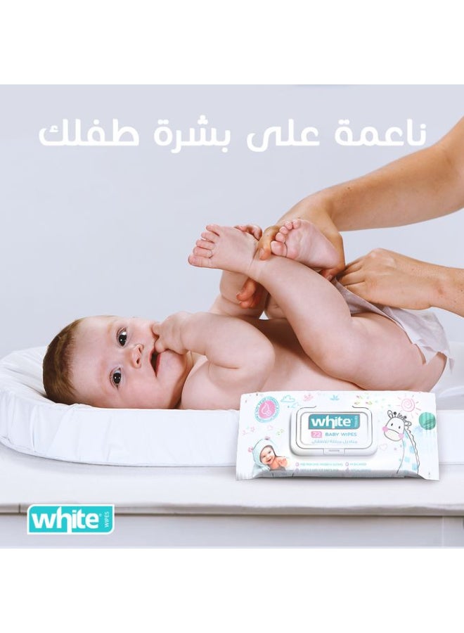 وايت عرض 2 عبوه من مناديل أطفال 72 منديل من وايت - Image 2