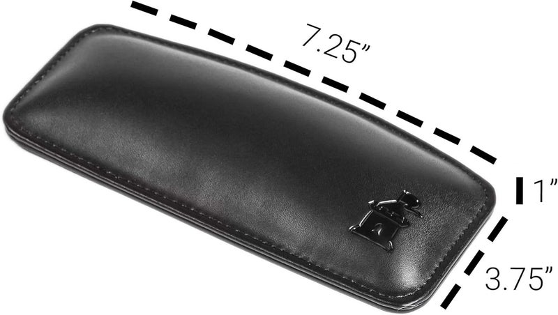 Castle Motte by Castle  Leather Wrist Rest Cushion for Mice Mouse Pads and Laptops  Ergonomic Durable Wrist Pad with AntiSlip Rubber Base Nightfall - Image 2