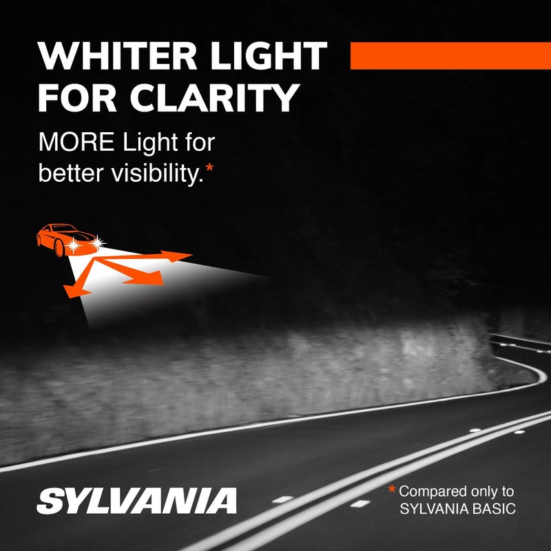 SYLVANIA 9005 SilverStar Ultra High Performance Halogen Headlight Bulb, (Contains 2 Bulbs) - Image 2