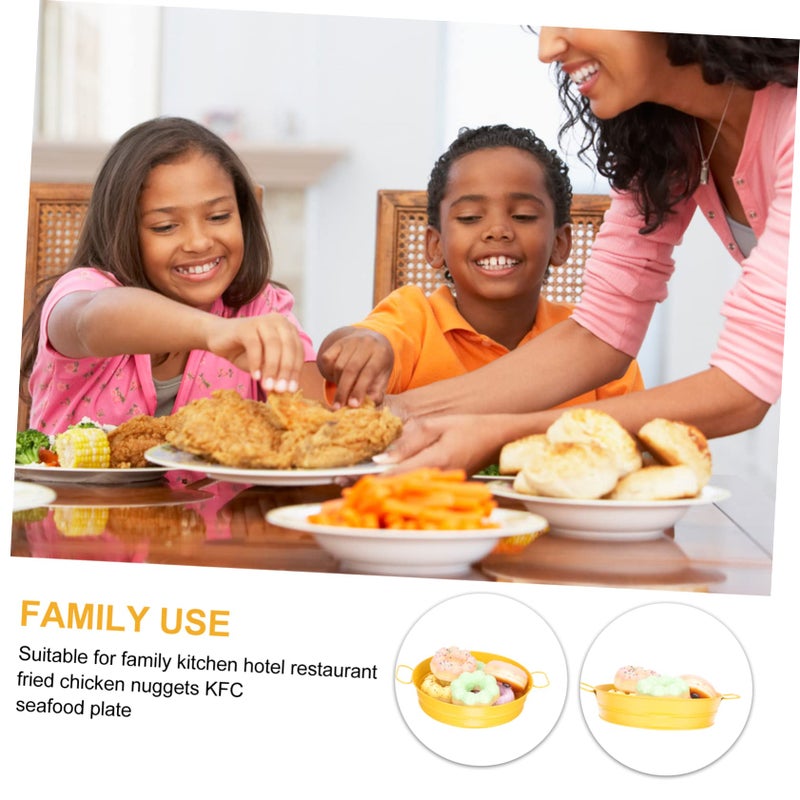 Stainless Steel Food Storage Bucket For Snacks Fries And Ice - Image 5