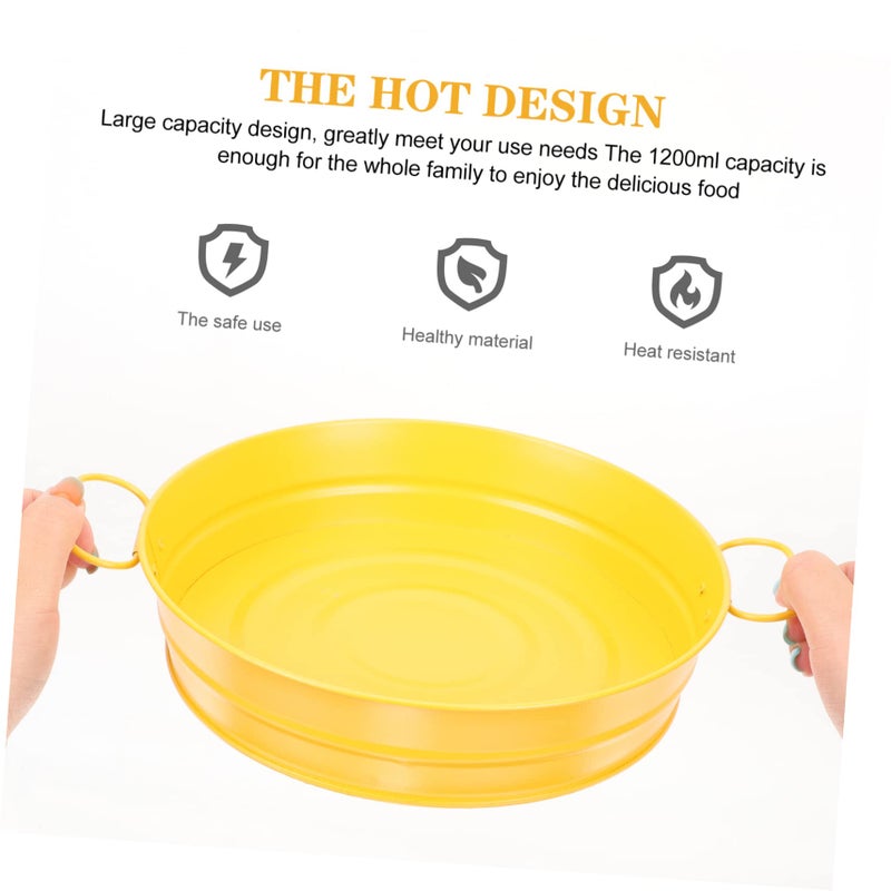 Stainless Steel Food Storage Bucket For Snacks Fries And Ice - Image 4