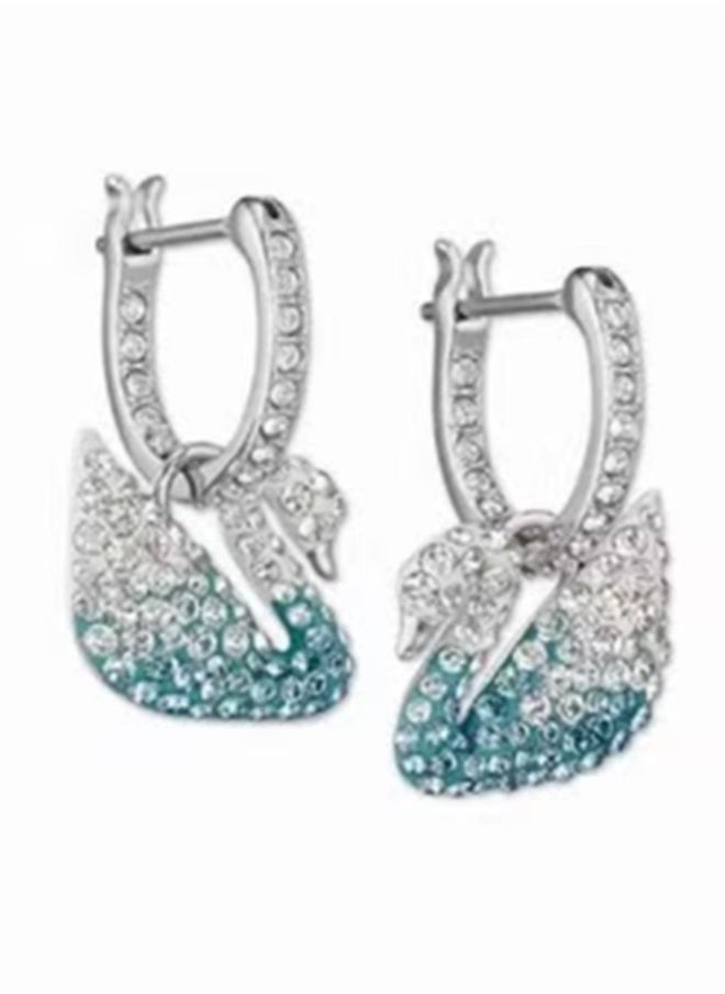 Generic - Swarovski Fashion Iconic Swan Pierced Earrings - Image 1
