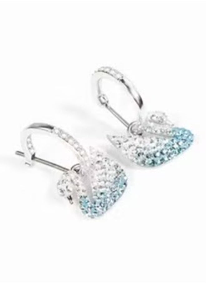 Generic - Swarovski Fashion Iconic Swan Pierced Earrings - Image 1