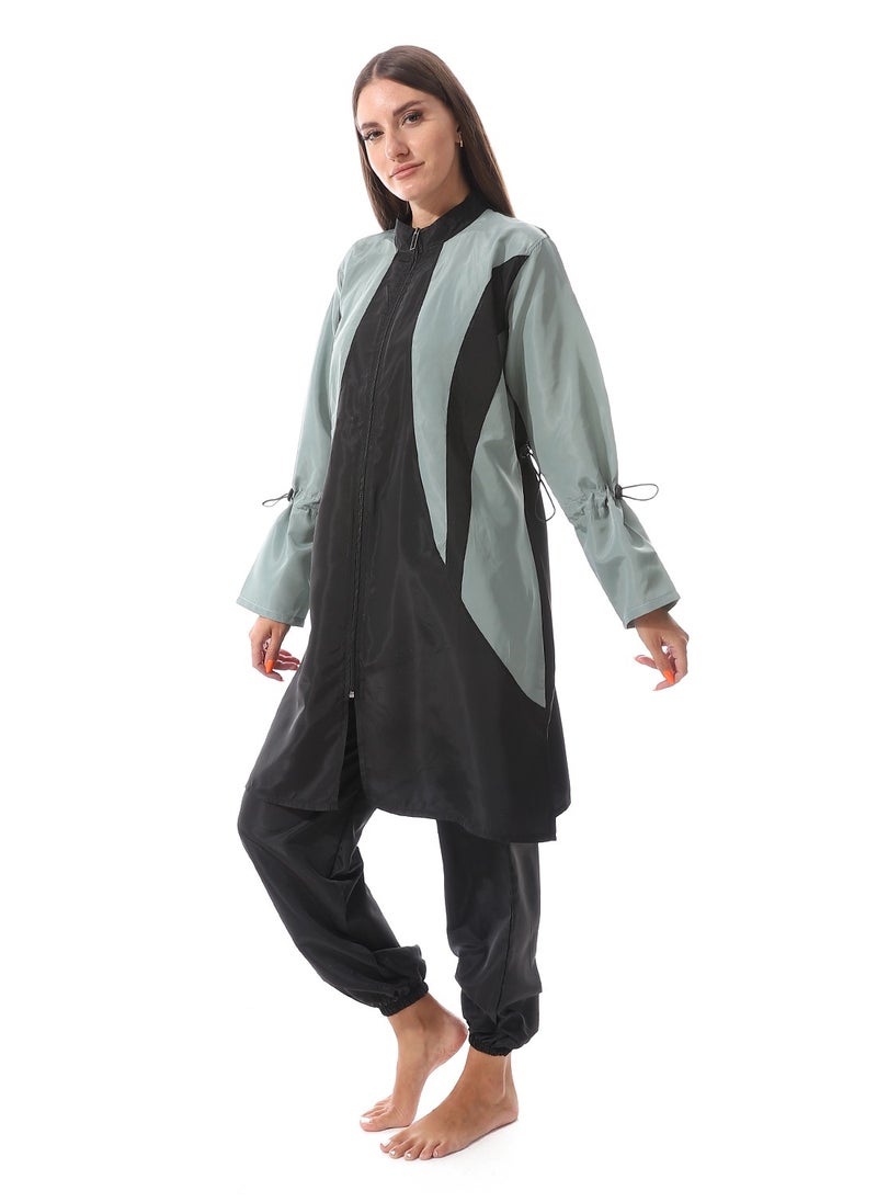 سيزار مايو اسلامى انيق - بوركينى 2 قطعة  - Image 2