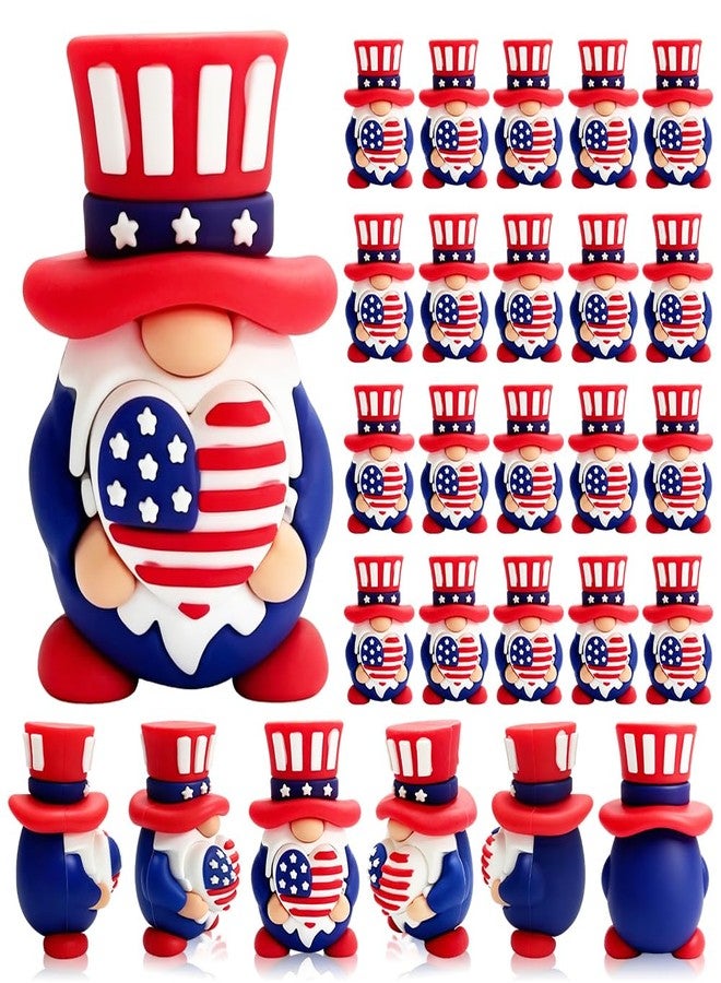 BAISDY 4th of July Mini Gnome Patriotic Mini Gnomes for Independence Day Party Home Table Decorations (25) - Image 1