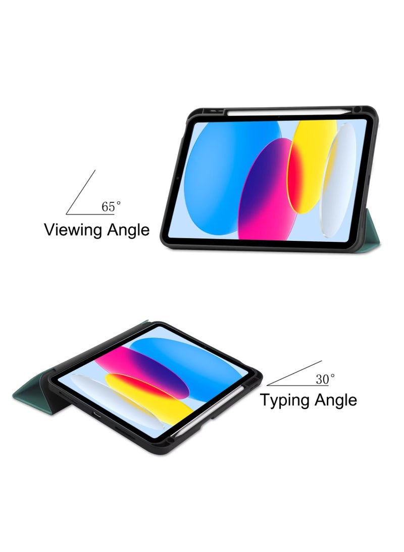 Case For IPad 10(10th Gen) ,10.9 inch 2022 Case Flip Cover with Magnetic Closure Auto Wake/Sleep function having Pencil holder Slot - Image 4