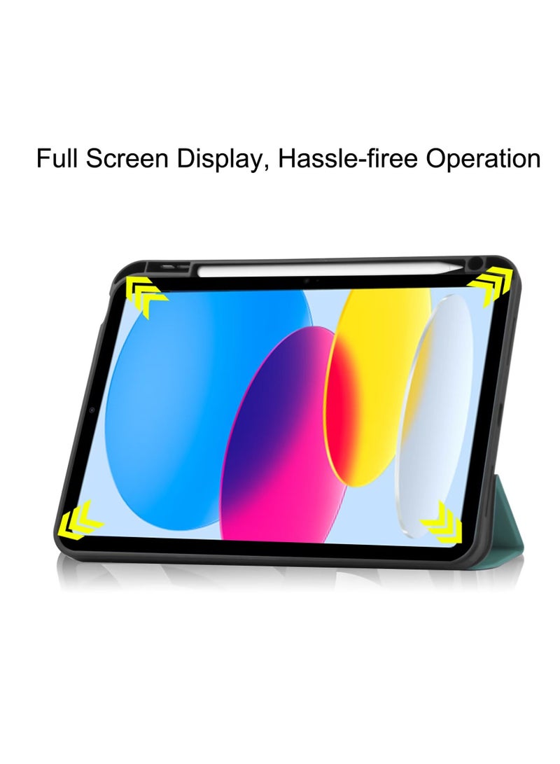 Case For IPad 10(10th Gen) ,10.9 inch 2022 Case Flip Cover with Magnetic Closure Auto Wake/Sleep function having Pencil holder Slot - Image 5