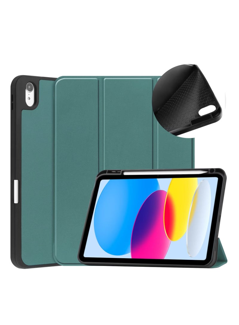 Case For IPad 10(10th Gen) ,10.9 inch 2022 Case Flip Cover with Magnetic Closure Auto Wake/Sleep function having Pencil holder Slot - Image 2