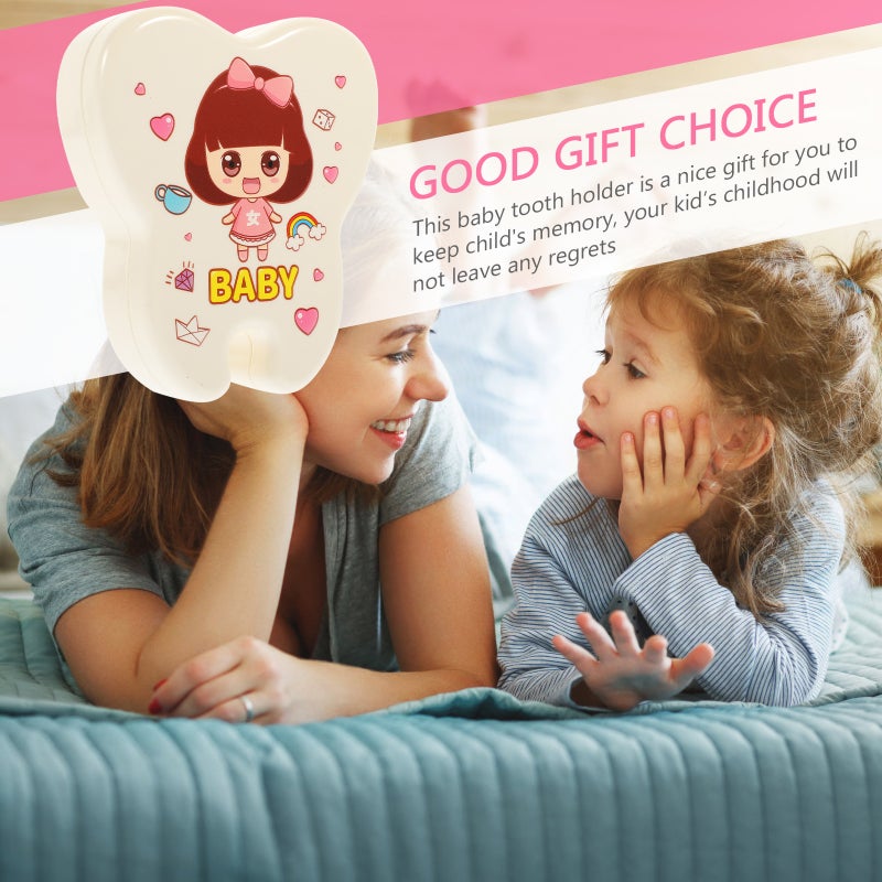 2pcs Baby Tooth Holder Baby Keepsake Box Small Kids Teeth Storage Box Keepsake Organizer - Image 5