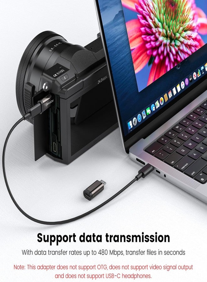 موسواج محول MOSWAG Micro (عبوة من 4 قطع) محول USB-C أنثى إلى Micro ذكر لهواتف Samsung Galaxy S7 Edge و Nexus 5 و Nexus 6 - Image 4