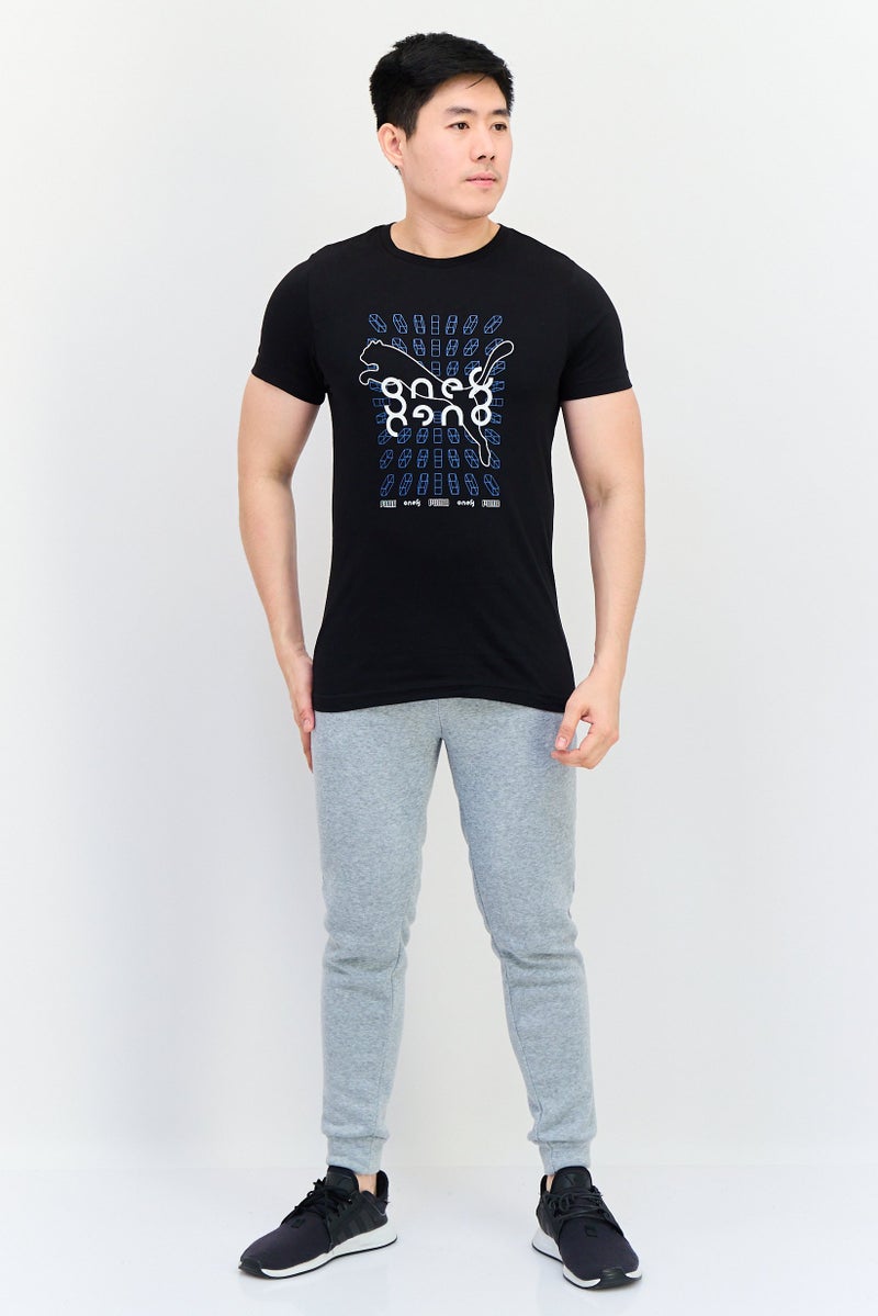 PUMA Men Slim Fit Short Sleeve Outdoor T-Shirts, Black - Image 4