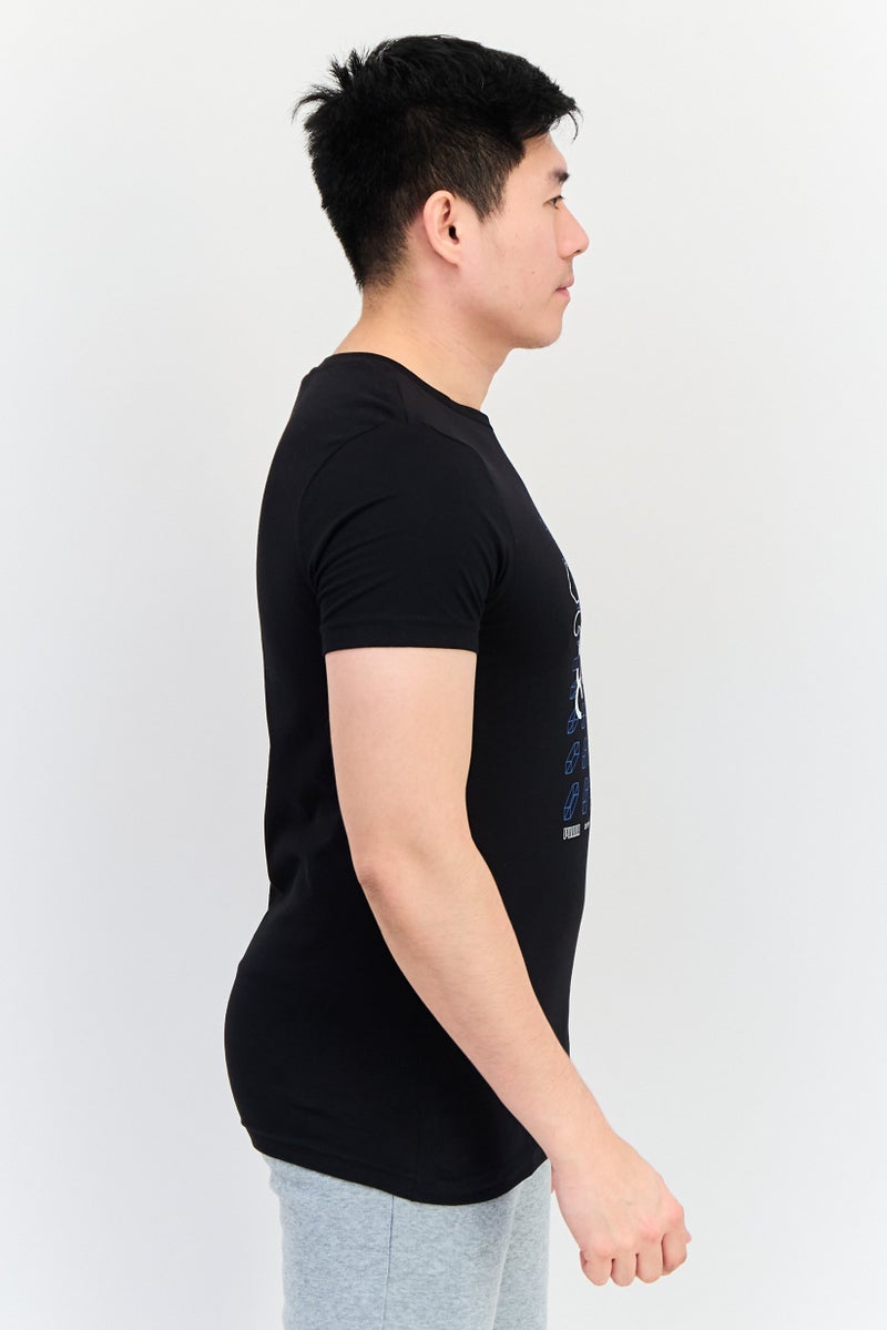 PUMA Men Slim Fit Short Sleeve Outdoor T-Shirts, Black - Image 2