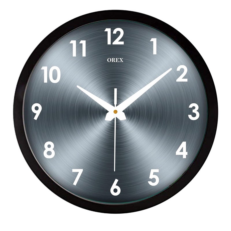 OREX Stylish Plastic Wall Clocks for Home | Living Room | Bedroom | Kitchen | Office | kidsroom | Hall | Shop | (47) - Image 1