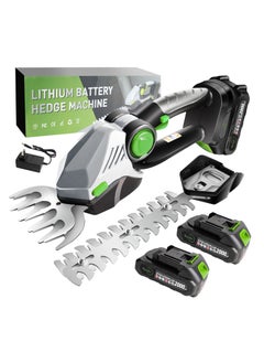Aenlv A Little Expensive,2 in 1 CordlessHedge Trimmer & Grass Shear ,2 Lithium Batteries, 2 Blades, Grass Trimmer with 45° Rotatable Handle, Ideal for Shrub, Yard, Garden, Lawn,Safe Model for yourself,Mother and Father,or Grandfather  - Image 1