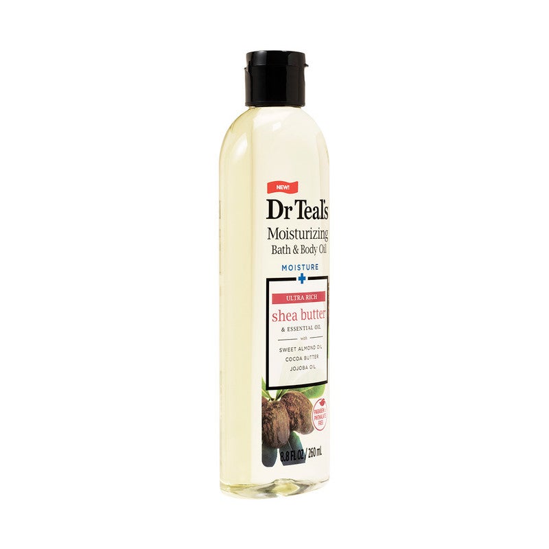 Dr Teal's Moisturizing Bath & Body Oil Shea Butter & Essential Oil 260Ml - Image 2