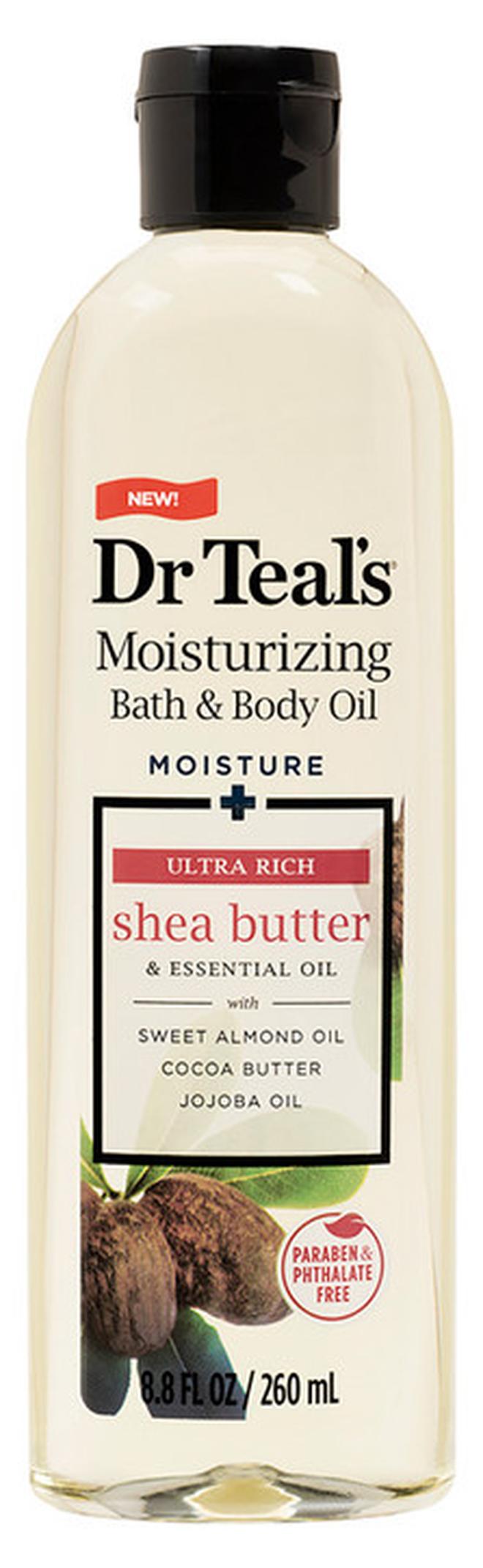 Dr Teal's Moisturizing Bath & Body Oil Shea Butter & Essential Oil 260Ml - Image 1