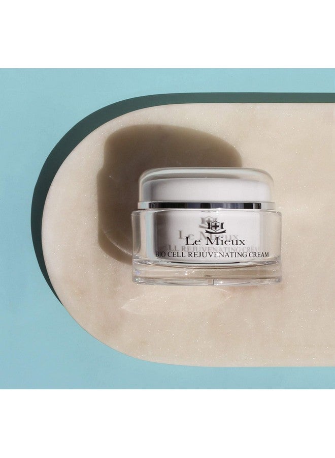 Le Mieux Bio Cell Rejuvenating Cream - Triple Peptide Facial Moisturizer with Hyaluronic Acid, Squalane & Rose Hip, Night & Day Cream for Face & Neck, No Parabens or Sulfates (1.75 oz / 52 ml) - Image 2