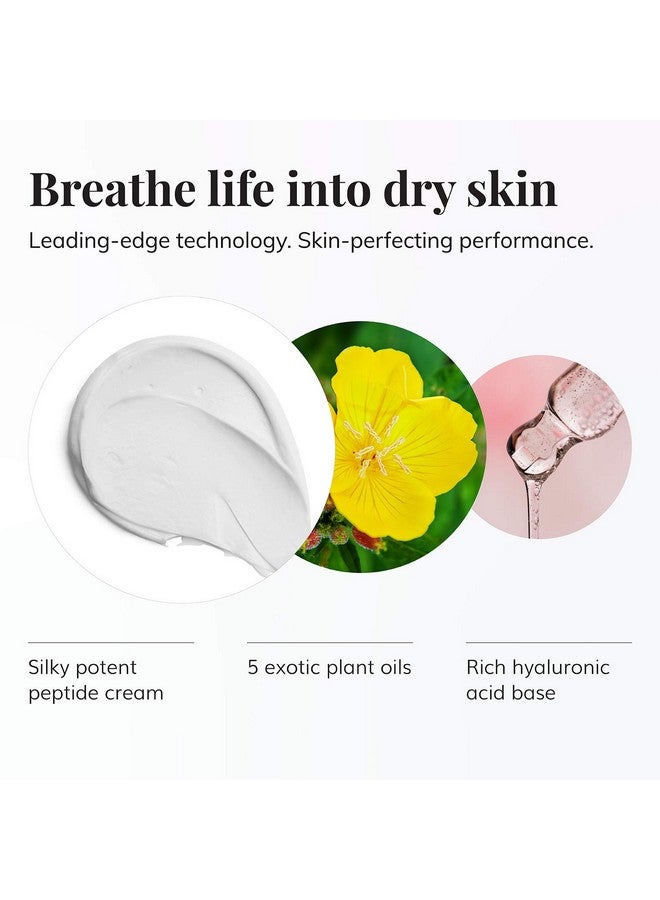 Le Mieux Bio Cell Rejuvenating Cream - Triple Peptide Facial Moisturizer with Hyaluronic Acid, Squalane & Rose Hip, Night & Day Cream for Face & Neck, No Parabens or Sulfates (1.75 oz / 52 ml) - Image 3