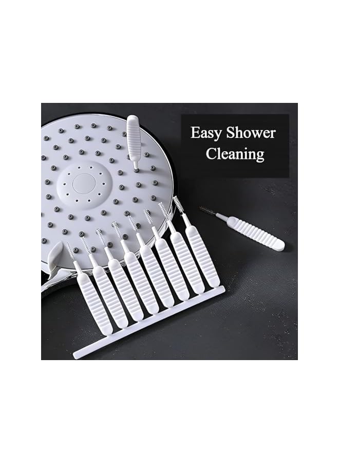 PROMASS 10 Pcs Multifunctional Mini Cleaning Brush Set – Pore & Phone Hole Cleaner, Anti-Clogging Shower Head Nozzle Brush, Crevice & Dust Removal Tool for Home & Office - Image 2