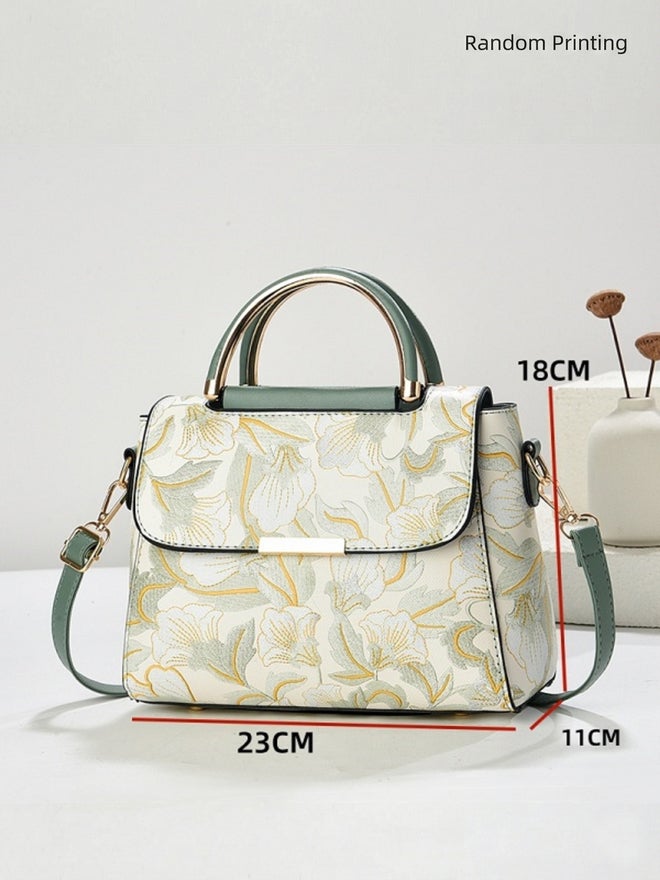 Take Two All Over Print Dual Handle Handbag with Adjustable Strap - Image 4