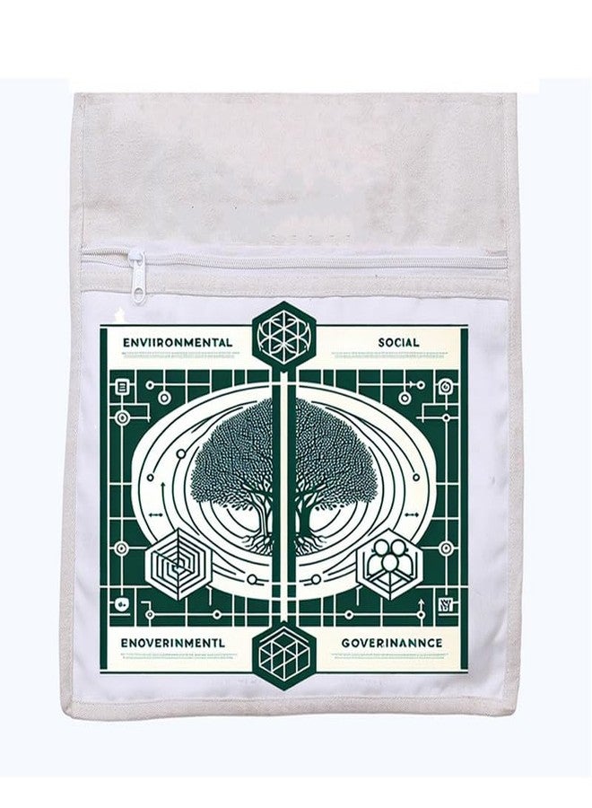PrintingZone Large Canvas Cotton Tote Bag with Adjustable Strap | Unisex Bag for College, Travel, Gym - Image 3