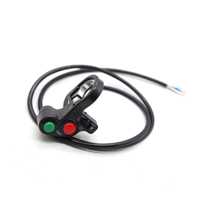Motorcycle Switch: Black Aluminium Material - Waterproof 7/8" 22mm Universal Handlebar Switch - Multi-Functional Light Horn Signal Control for Motorbike Accessories - Image 3