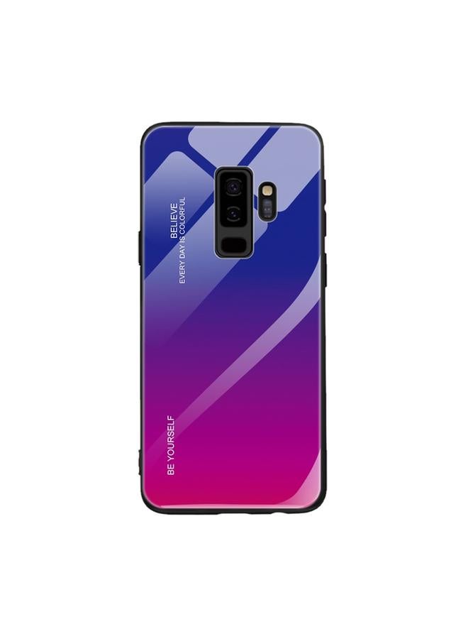 زبون جراب زجاجي متدرج الألوان لهاتف Galaxy S9 - Image 1