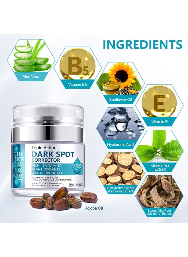 Elaimei Dark Spot Corrector For Face And Body, Dark Spot Corrector Cream, Melasma Treatment, Hyperpigmentation Treatment, Freckle Remover With Tranexamic Acid, Niacinamide, Squalane And Vitamin E Serum - Image 2