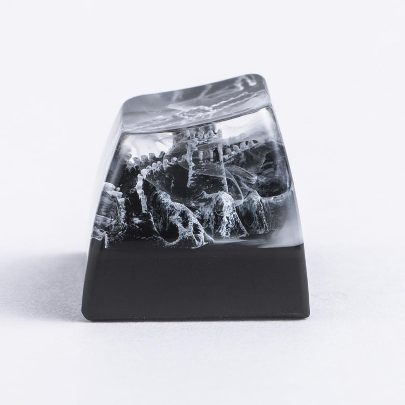 REDQIN Artisan Keycaps The Great Wall Shape SA Profile Handmade Keycap Escape Keycap Resin for Mechanical Keyboard - Image 2