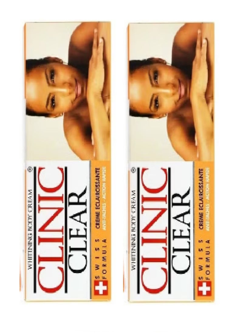 Clinic Clear Two Pieces Of Whitening Body Cream 2X50 g  - Image 1