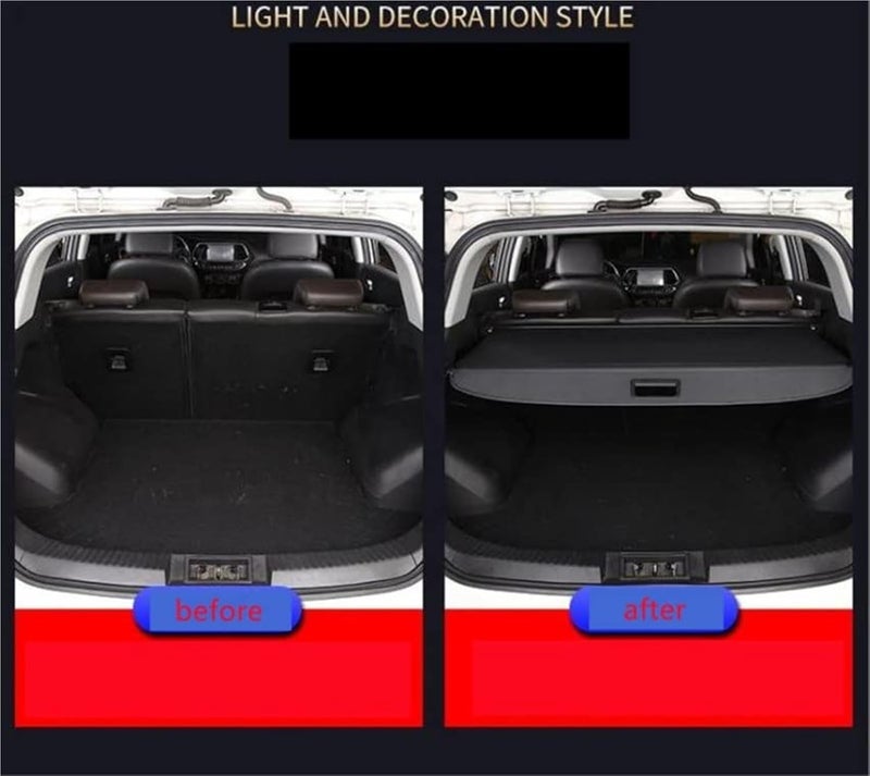 Yurefax Retractable Car Interior Rear Trunk Safety Shield - Image 5