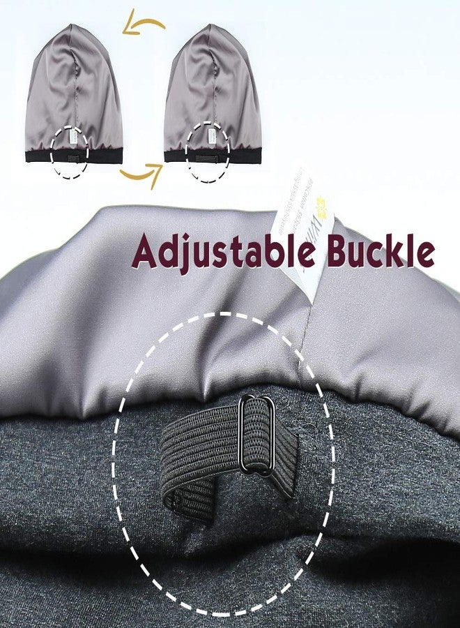 Winitas Satin Sleeping Bonnet for Men Dreadlock Male Hair Bonnet - Image 2