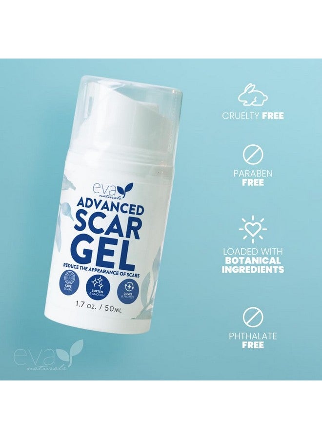 Eva Naturals Advanced Scar Gel For Surgical Scars, Reduces The Appearance Of Old & New Keloid, C-Section, Acne Scars, Retinol & Allantoin, Scar Treatment For Surgical Scars & Keloid Scar Treatment - Image 4