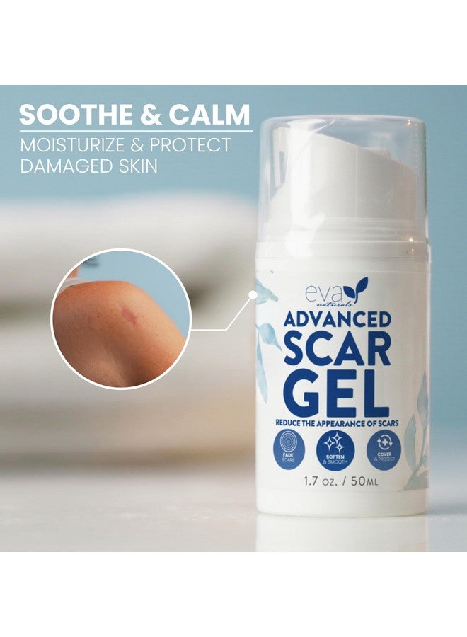 Eva Naturals Advanced Scar Gel For Surgical Scars, Reduces The Appearance Of Old & New Keloid, C-Section, Acne Scars, Retinol & Allantoin, Scar Treatment For Surgical Scars & Keloid Scar Treatment - Image 3